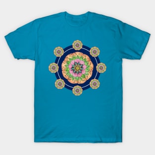 Blissful Watercolor Floral Mandala Edition 2 T-Shirt